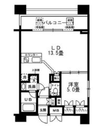 レジディア錦糸町 1006 間取り図