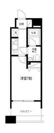 レジディア島津山 1009 間取り図