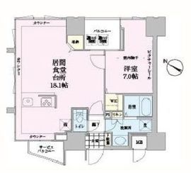 東神田テラスレジデンス 301 間取り図