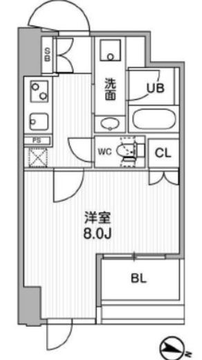 東神田テラスレジデンス 907 間取り図