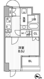 東神田テラスレジデンス 907 間取り図