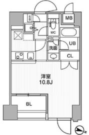 東神田テラスレジデンス 908 間取り図