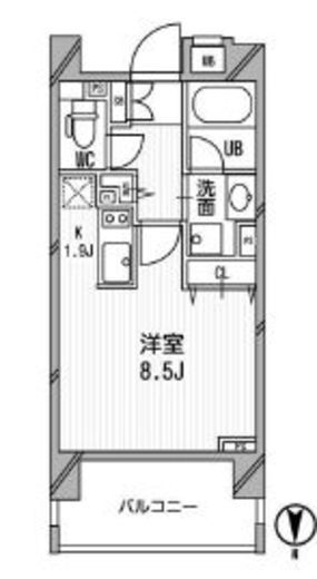 クリオ西池袋 7階 間取り図
