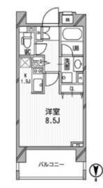 クリオ西池袋 7階 間取り図