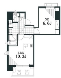 ラティエラ文京音羽 603 間取り図