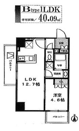 エムフラット秋葉原 802 間取り図