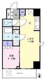 エムフラット秋葉原 204 間取り図