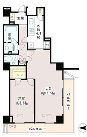 恵比寿ガーデンテラス弐番館 1215 間取り図