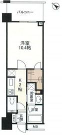 クロスエアタワー 14階 間取り図