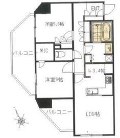 サンメゾン目白高田 6階 間取り図