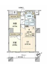 ザ・パークハウス西新宿タワー60 30階 間取り図