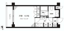 オーキッドレジデンス神楽坂 417 間取り図