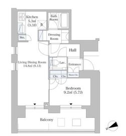 新宿グランドプラザ 3階 間取り図