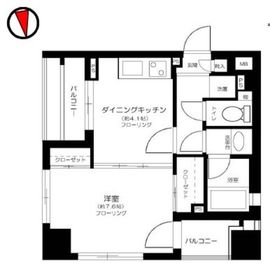 レガロ新御徒町ステーションパレス 6階 間取り図