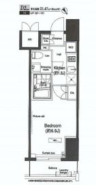 アーデン門前仲町 703 間取り図