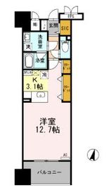 ロイヤルパークスシーサー南千住 708 間取り図