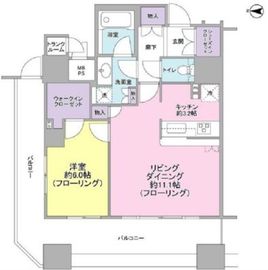 東陽町セントラルタワー 17階 間取り図