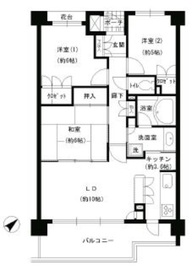 エスティメゾン巣鴨 303 間取り図