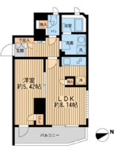 THEパームス学芸大学 502 間取り図