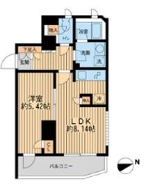 THEパームス学芸大学 502 間取り図