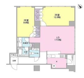 フォレストタウン参宮橋 505 間取り図