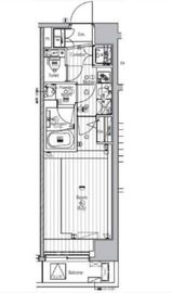 プレミアムキューブジー上野 3階 間取り図