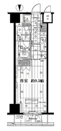 コンパートメント東京中央 6階 間取り図