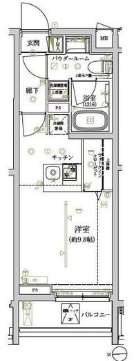 アルテシモレンナ 2階 間取り図