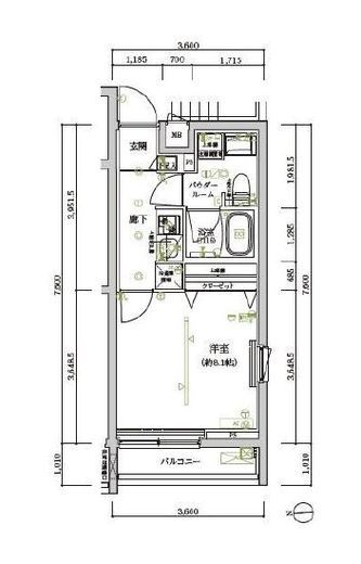アルテシモレンナ 4階 間取り図