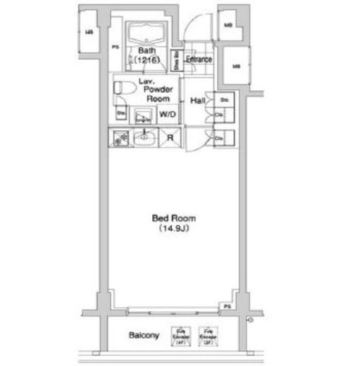 代官山BLESS 402 間取り図