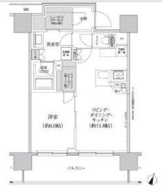 パークハビオ渋谷本町レジデンス 322 間取り図