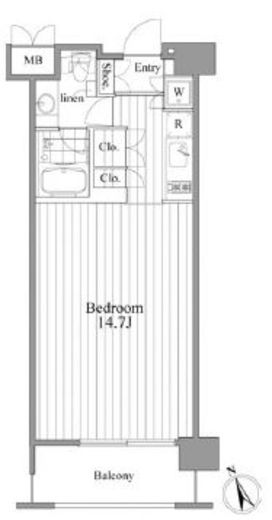 willDo清澄 405 間取り図