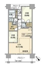 プラウド清澄白河リバーサイド 15階 間取り図