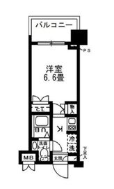 レジディア錦糸町 206 間取り図