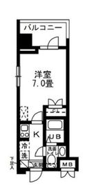 レジディア錦糸町 313 間取り図