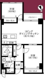 ドミール南青山 7階 間取り図