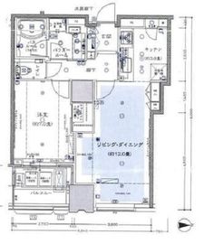 シティタワーズ豊洲ザ・ツイン サウスタワー 12階 間取り図