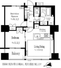 ザ・パークハウス上野浅草通り 3階 間取り図