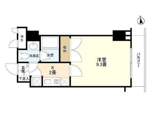 ヒルサイド御殿山 803 間取り図