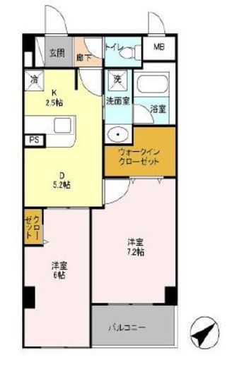 フォレンツタワー文京千石 402 間取り図