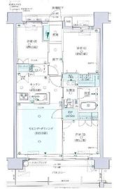 レジデンシャル門前仲町イースト 2階 間取り図