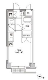 カスタリア都立大学 206 間取り図