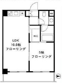 四谷デュープレックスD-R 3階 間取り図