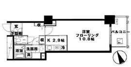 代官山アドレス ザ・タワー 6階 間取り図