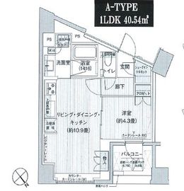 ヘキサート六本木 301 間取り図