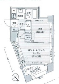 ヘキサート六本木 502 間取り図