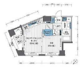 ヘキサート六本木 602 間取り図