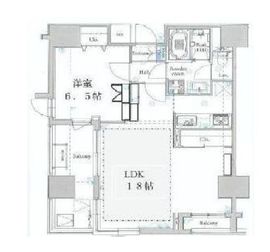 オープンレジデンシア銀座est 5階 間取り図