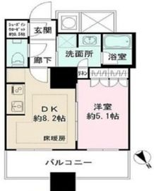 ザ・パークハウス西新宿タワー60 27階 間取り図