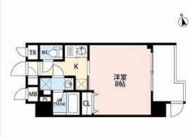 プレール・ドゥーク門前仲町2 1階 間取り図